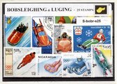 Bobsleeen & rodelen – Luxe postzegel pakket (A6 formaat) : collectie van 25 verschillende postzegels van bobsleeen & rodelen – kan als ansichtkaart in een A6 envelop - authentiek c