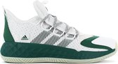 adidas PRO BOOST LOW - Heren Basketbal Sport Schoenen Sneakers Wit Groen FW9504 - Maat EU 40 2/3 UK 7