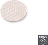 Emuca Afdekplaatjes, zelfklevend, D. 13 mm, Beige met textieltint, 1.000 st.