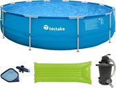 tectake® - Swimming pool zwembad Merina 450x122 cm met veel accessoires - 403825