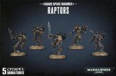 Warhammer 40.000 - Chaos space marines: raptors