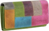 Greenburry - Candy Shop Dames Portemonnee - Groen / Veelkleurig - Leer