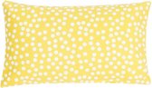 Hoyz | Allover Dots Geel Kussen | 30 X 50 | Sierkussen Voor Woonkamer Of Slaapkamer