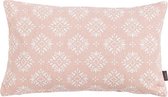 Hoyz | Spring Flower Soft Roze Kussen | 30 X 50 | Sierkussen Voor Woonkamer Of Slaapkamer