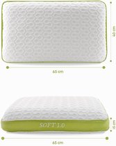 Sleeptech® Memory Foam - NASA - Memory kussen - Ergonomique - Galaxy Motion Pillow Soft 1.0 65x40x14 cm