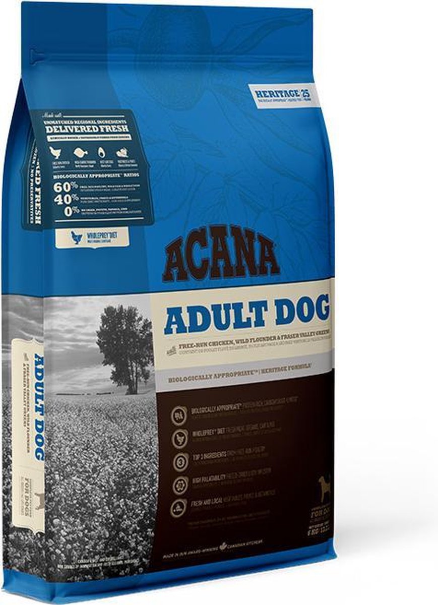 Acana HERITAGE Adult Dog 6 kg. | 6 kilogram