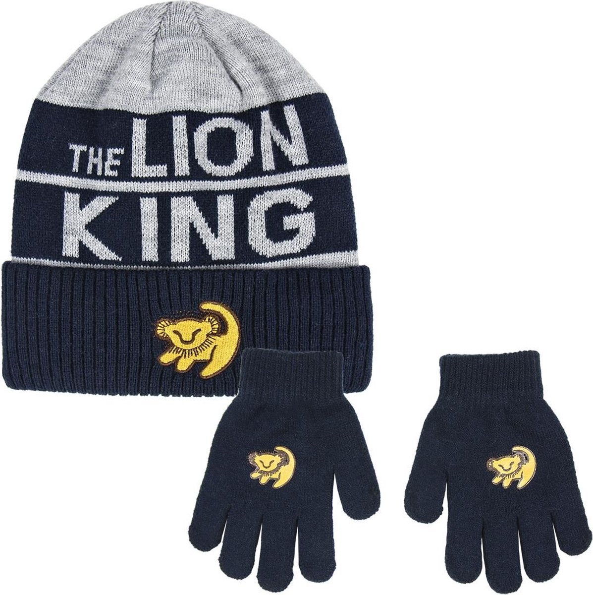 Disney Lion King Set Hat Gloves