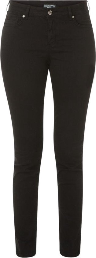 BASE LEVEL CURVY Mella Broek - Black - maat 3(52)