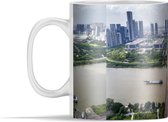Mok - De brug over de Foshan rivier in het Chinese Foshan - 350 ml - Beker