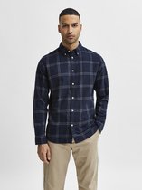 SELECTED SLHSLIMFLANNEL SHIRT LS W NOOS Heren Overhemd  - Maat XL