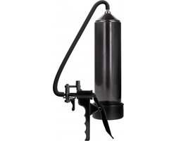 Pumped Elite Beginners Penis Pomp met Pistoolgrip Inclusief Siliconen Penisring - 30 cm - Zwart