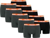 HEAD boxershorts Basic Grey/Red- 10-Pack Grijze en Zwarte heren boxershorts - Maat XXL