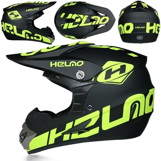 Edele voordat les Nixnix - Downhill - Full face - ATB MTB helm - Groen XL - Gratis Bril/  Handschoenen en... | bol.com