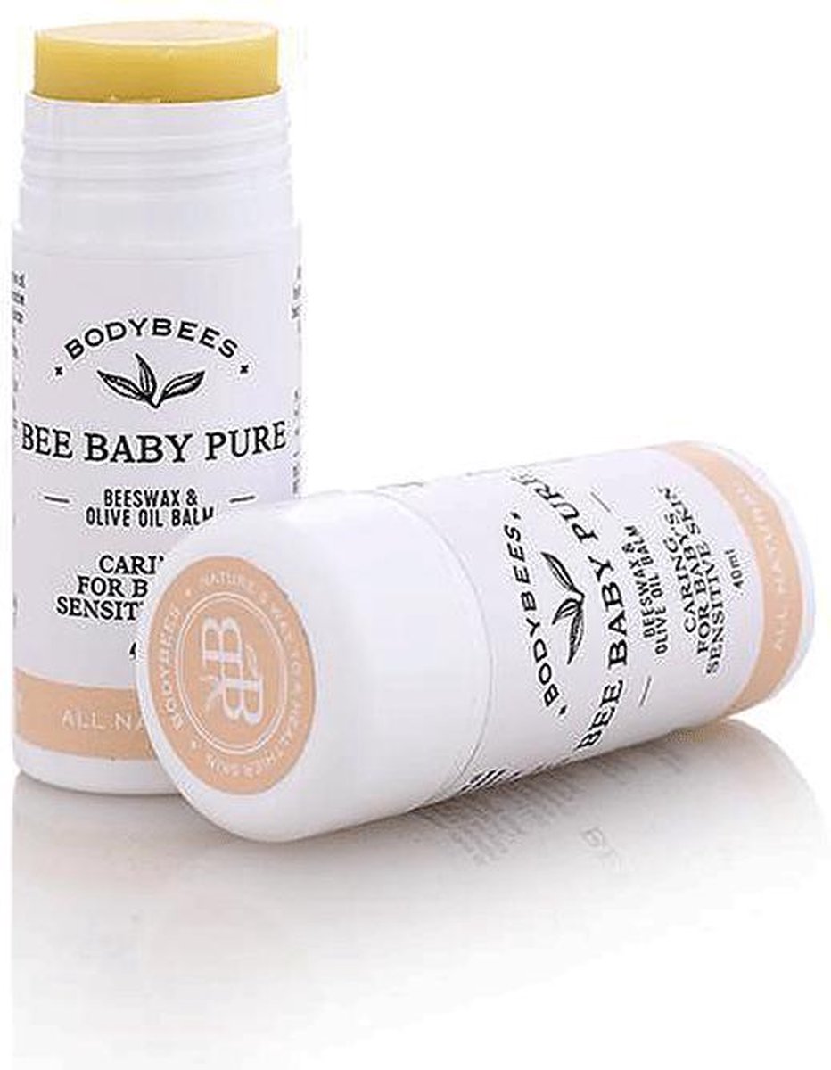 Goedkoopste Bodybees baby pure beeswax 40ml stick voor de gevoelige babyhuid en luieruitslag