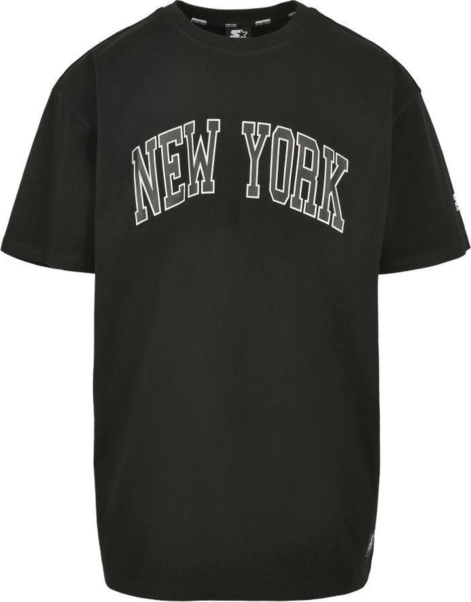 Starter Black Label - Starter New York Heren T-shirt - XL - Zwart