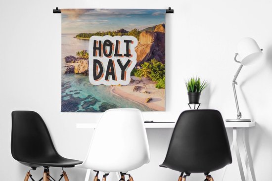 Tapisserie - Tapisserie - Été - Dire - Île - 90x90 cm - Tapisserie