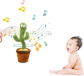 USB Dansende cactus speelgoed - Tiktok - Decoratie - Dancing cactus - Recorder - Baby
