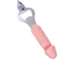 Piemel bieropener - penis flesopener - decoratie - vrijgezellenfeest artikelen