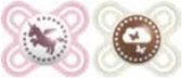 MAM - Perfect Start - Fopspeen (2 stuks) - 0-2 maanden - Roze - wit