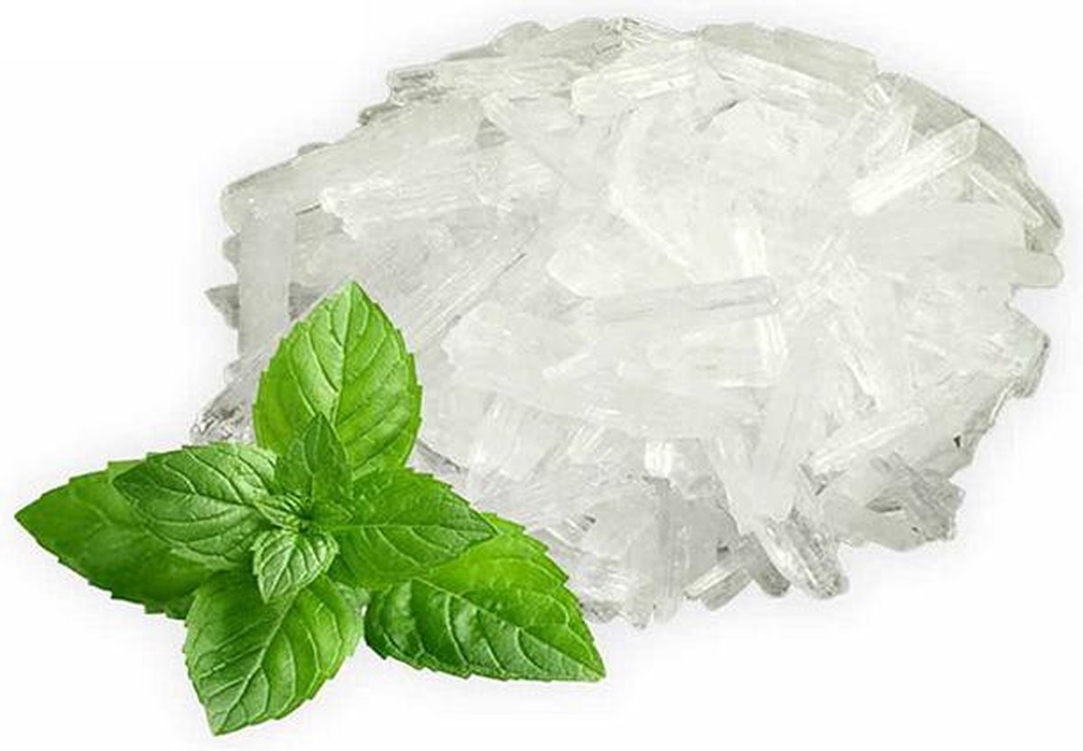 Goedkoopste Pure menthol kristallen per 40 gram - sauna - smaakstof - e-liquids - verkoudheid - geur - verdampen - DIY persoonlijke verzorgingsproducten