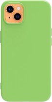 Hoesje Geschikt voor Apple iPhone 13 Pro - TPU Shock Proof Case - Siliconen Back Cover - Groen