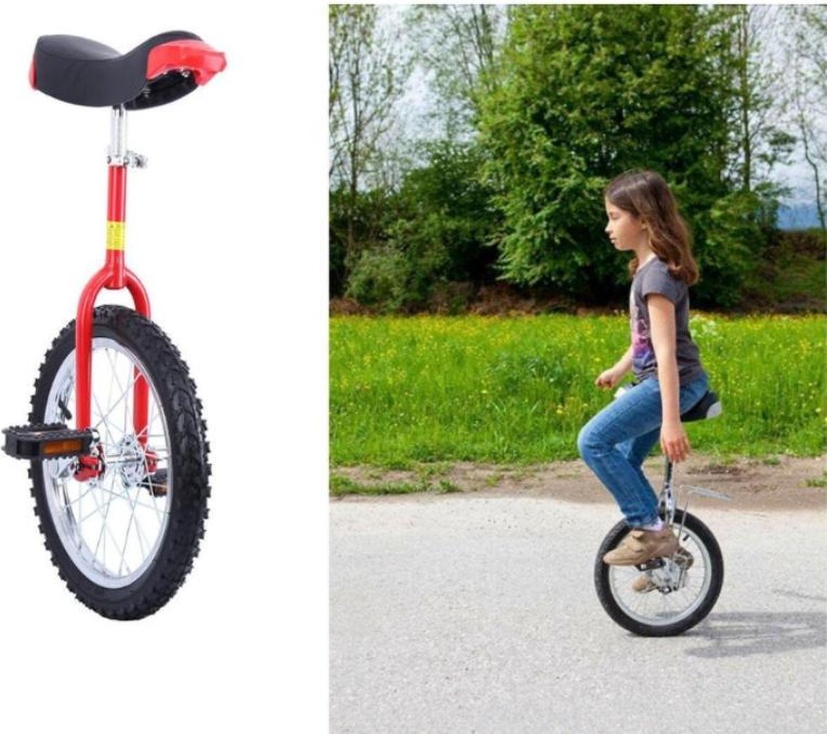 Chromatisch Doe een poging Moet Eenwieler 24 Inch Wiel - Unicycle - Eenwieler - Voor Kinderen - Volwassenen  -... | bol.com
