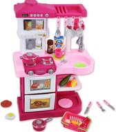 Kinder-keukenspeelset "My Little Chef" ("Mijn kleine koks") met 30-delige accessoires in de kleuren rood of roze verkrijgbaar