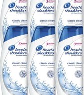 Head & Shoulders Shampoo - Classic Clean - Voordeelverpakking 6 x 200 ml
