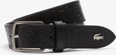 Lacoste - Riem heren Lacoste-merkreliëf tonggesp - allover embossed black - TW110