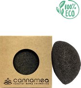 Cannamea - Konjac Spons - Exfoliëren - 100% naturlijk - Gezichsreiniging - Zwart