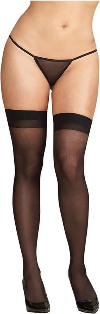 Goedkoopste Dreamgirl (All) Dij Hoge Kousen black