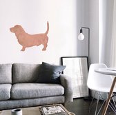 Basset | houten wanddecoratie| Geproduceerd in Nederland | Kaboomlaser