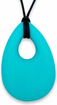 Chewzoo® - Bijtketting Basic - Druppel - Stevige Kauwketting - Turkoois