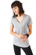 cúpla Women's Activewear V-Neck T-Shirt Sportswear for Training Gym Running Yoga