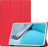 Huawei MatePad 11 Inch (2021) Hoes - Tri-Fold Book Case - Rood