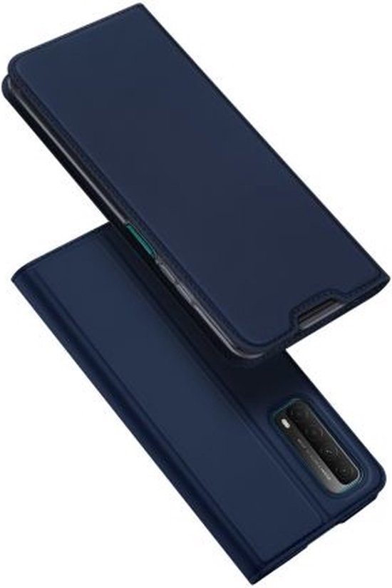 Coque Huawei P Smart 2021 - Book Case Dux Ducis Skin Pro - Blauw Foncé