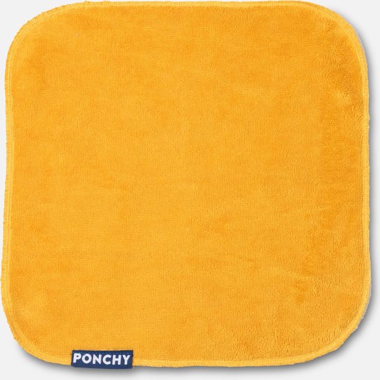 Ponchy - Amarelo Ouro - Bamboe Gezichtsdoek - Gastendoekje - Set van 5