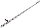 ScSPORTS® Halterstang lang - 180 cm - Incl. veersluitingen - 30 mm - Massief staal