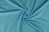 Katoen tricot stof - Aqua blauw - 10 meter