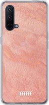 6F hoesje - geschikt voor OnePlus Nord CE 5G -  Transparant TPU Case - Sandy Pink #ffffff