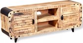 Tv meubel 120x30x50 cm ruw mangohout