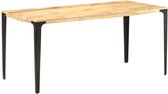 Eettafel 160x80x76 cm massief mangohout