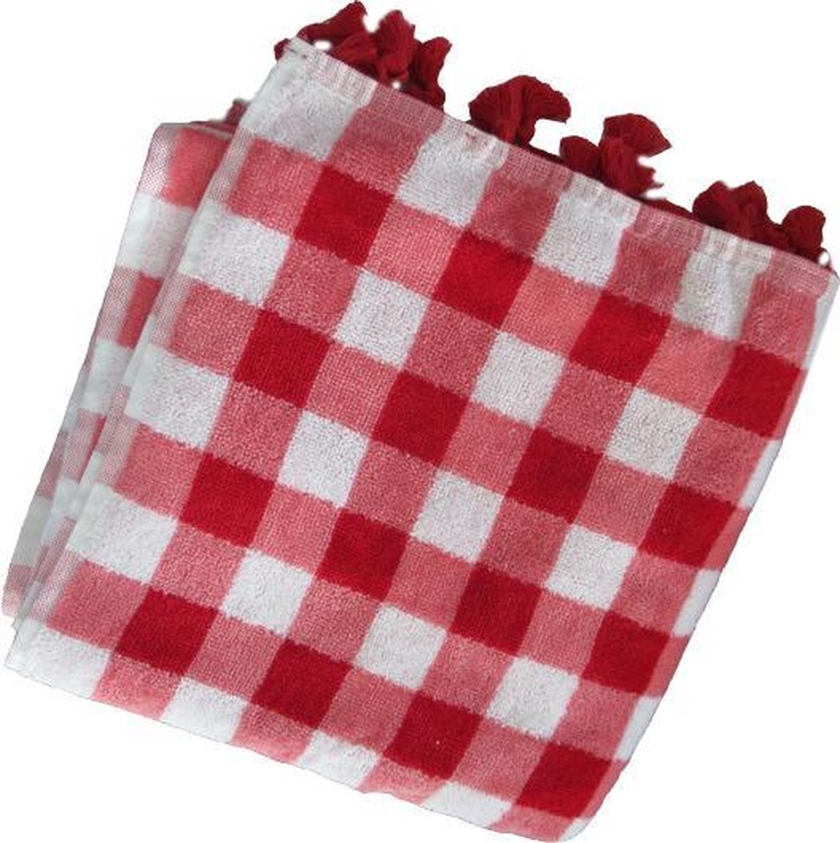 Covers & Co Dora Handdoek - 55x100 cm - Rood