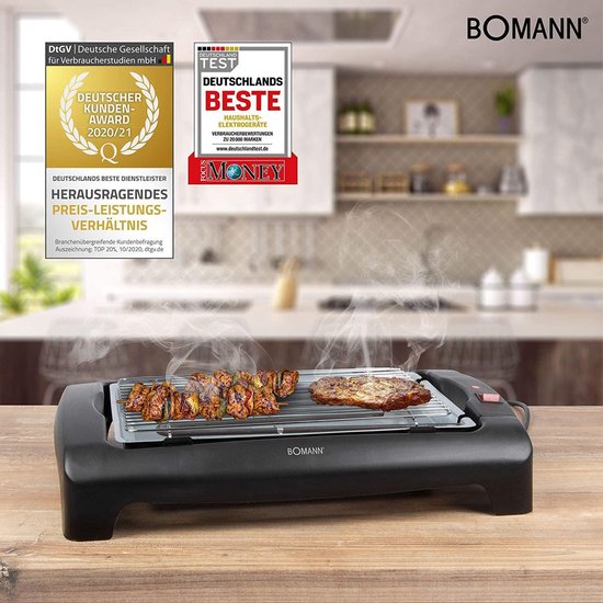 Bomann BQ 1240 N CB Elektrische Barbecue - 2000W