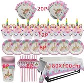 Feestpakket - Unicorn verjaardag versiering - verjaardag decoratie - jarig - kinderfeestje - Uitgebreid pakket - Eenhoorn