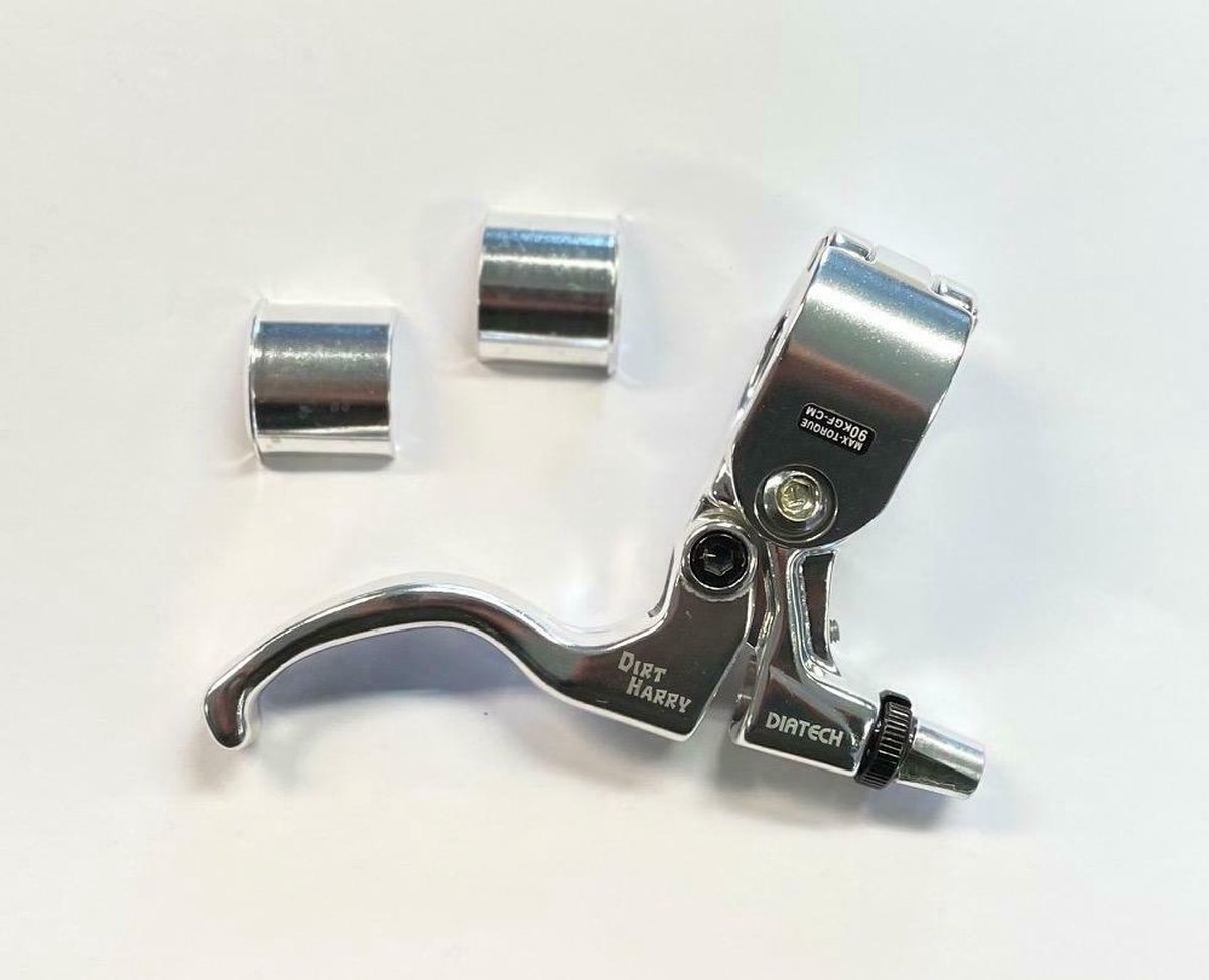 Dia Compe Tech 99 Dirty Harry remhendel zilver 22.2 / 25.4 mm per paar