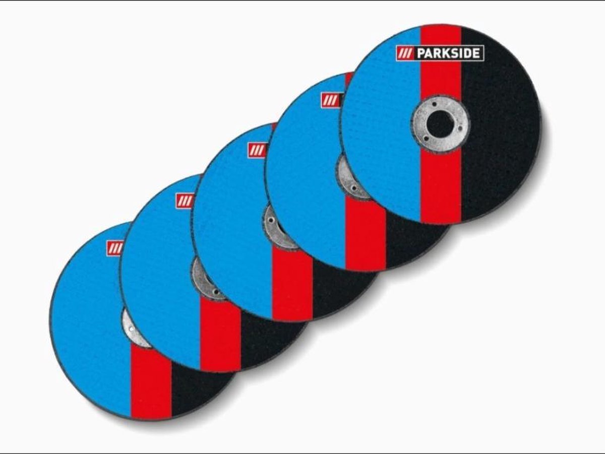 PARKSIDE® Toebehoren haakse slijper Slijpschijven, 5-delig - Boring 10mm