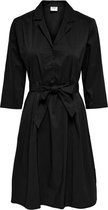 Jacqueline de Yong Jurk Jdymillie Life 3/4 Shirt Dress Wvn 15238409 Black Dames Maat - 34