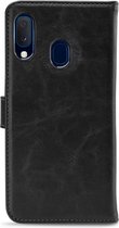 Samsung Galaxy A20e Hoesje - My Style - Flex Wallet Serie - Kunstlederen Bookcase - Zwart - Hoesje Geschikt Voor Samsung Galaxy A20e