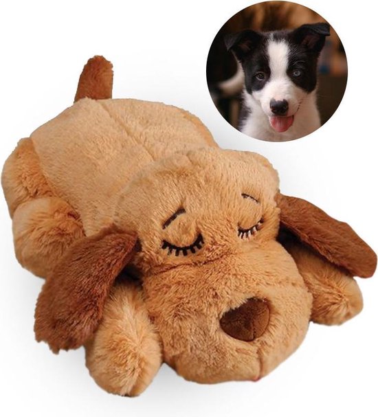 Puppyknuffel Met Hartslag - Snuggle Puppy XL - Knuffel Met Hartslag Voor Puppy - Knuffel Met Hartslag - Heartbeat Knuffel - Puppy Speelgoed - Hondenknuffel - Babyknuffel - Knuffel Hond